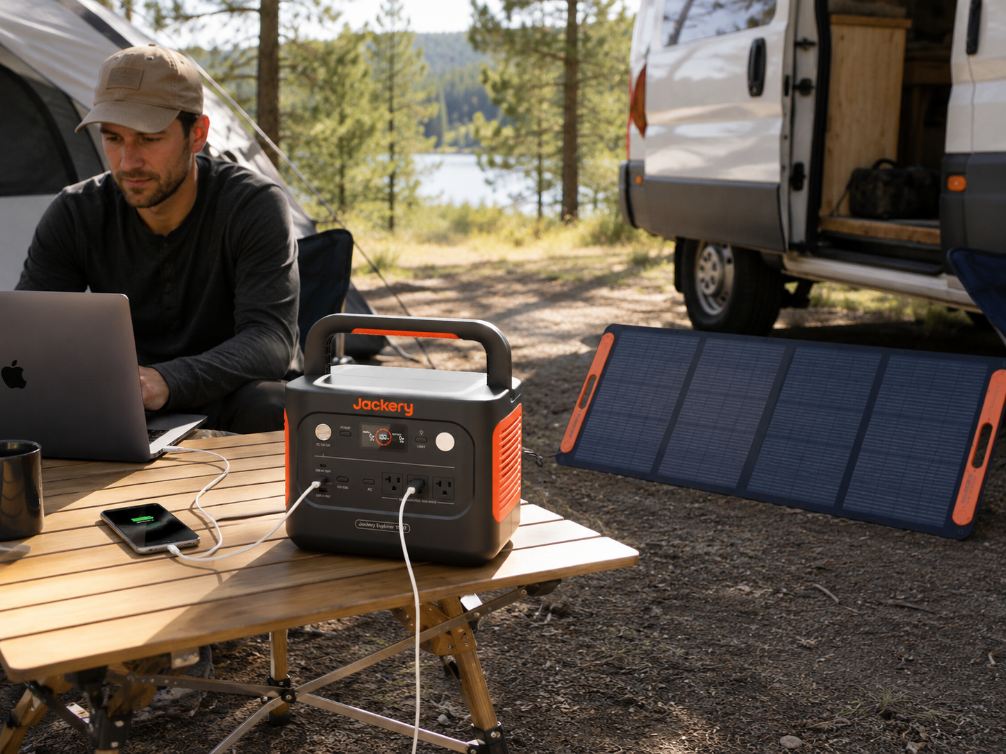 Jackery Solar Generator 1000 v2 Camping Ready
